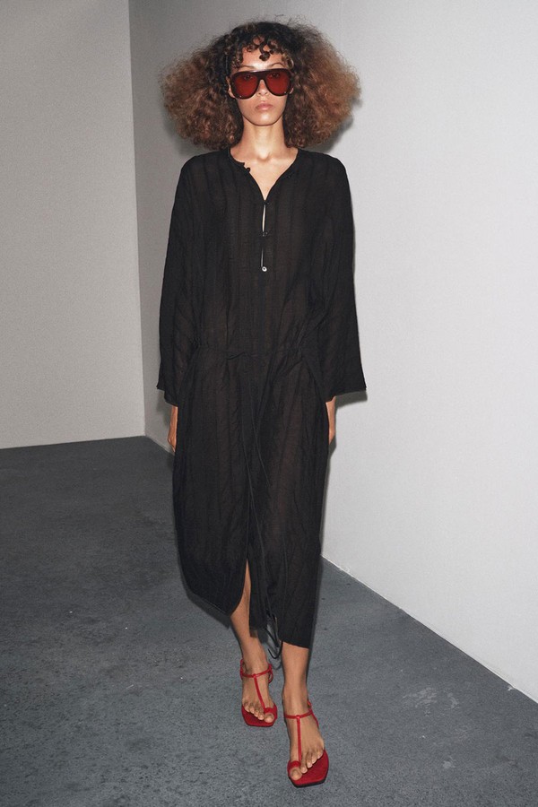 Midi Dress With Toggles