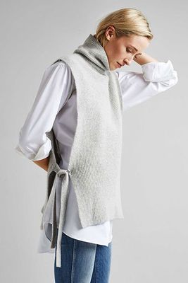 Sigrid Grey Tie-Side Smock from Archie Foal
