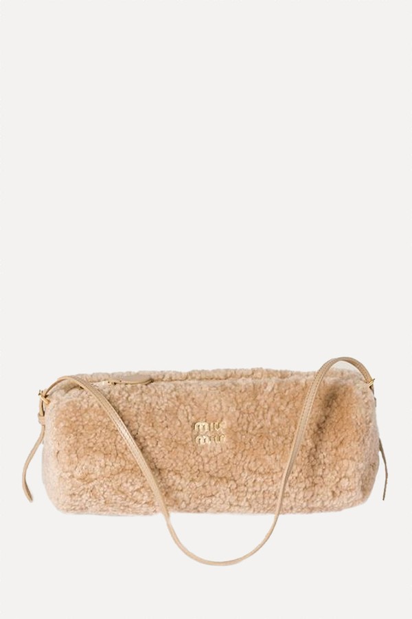 Shearling Pouch from Miu Miu