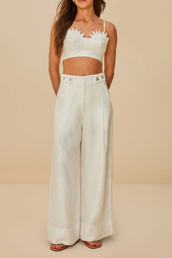 Sunrise Cup Euroflax Crop Top from Farm Rio