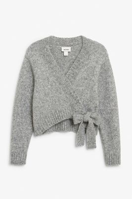 Knitted Wrap Top from Monki