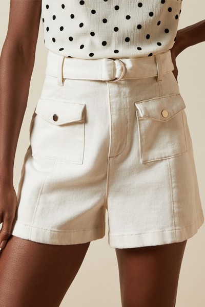 Shortii D Ring Patch Pocket Shorts