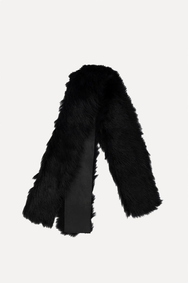 Shearling Scarf from De Savary London