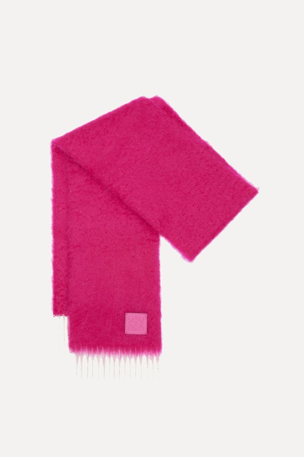 Woven Scarf In Mohair from Loewe
