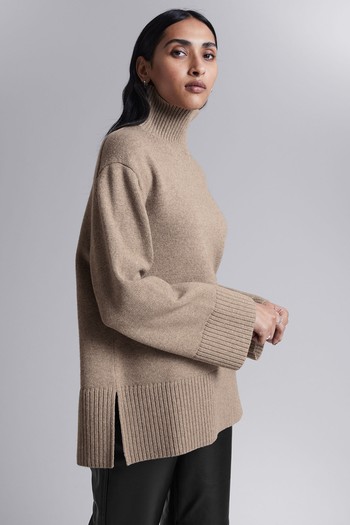 Oversized Turtleneck Merino Jumper from & Other Stories