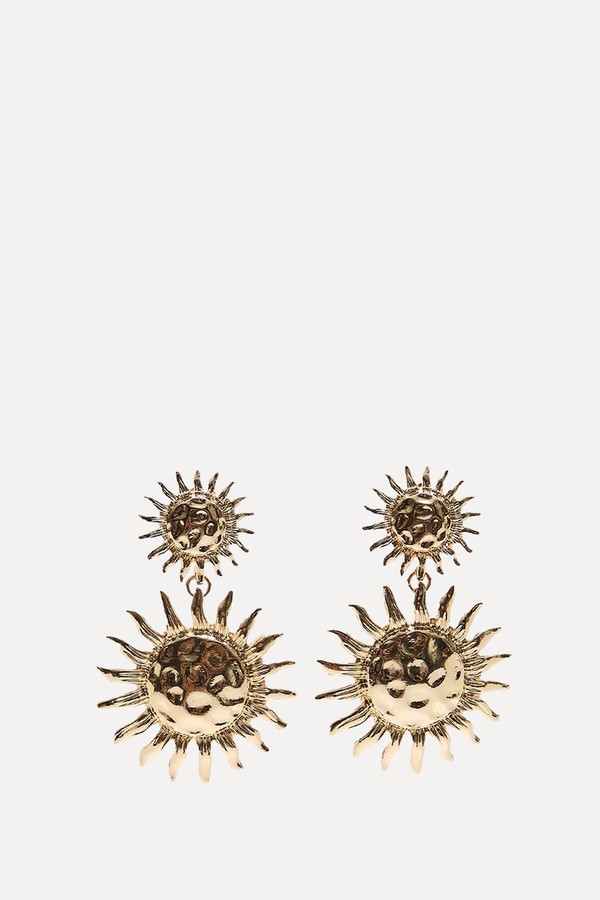Large Sun Earrings