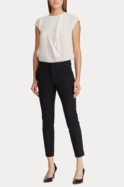 Cotton Twill Skinny Trouser