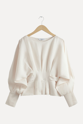 Voluminous Belted Blouse from & Other Stories
