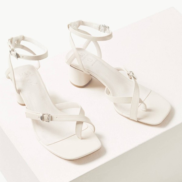 Leather Ankle Strap Sandals