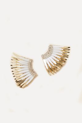 Mini Madeline Earrings White Gold from Mignonne Gavigan