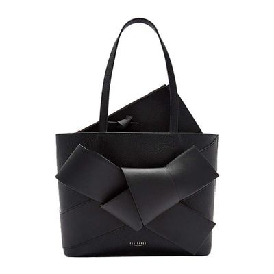 Allie Leather Giant Bow Shopper Bag from Ted Baker