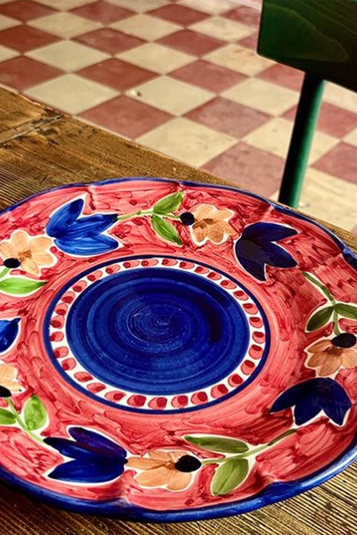 Handpainted Italian Dinner Plate from El Mono