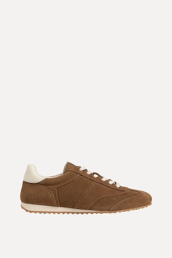 Leather Retro Trainers from Stradivarius