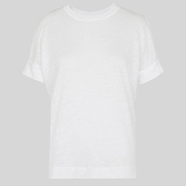 Short Sleeve Linen Tee from Whistles
