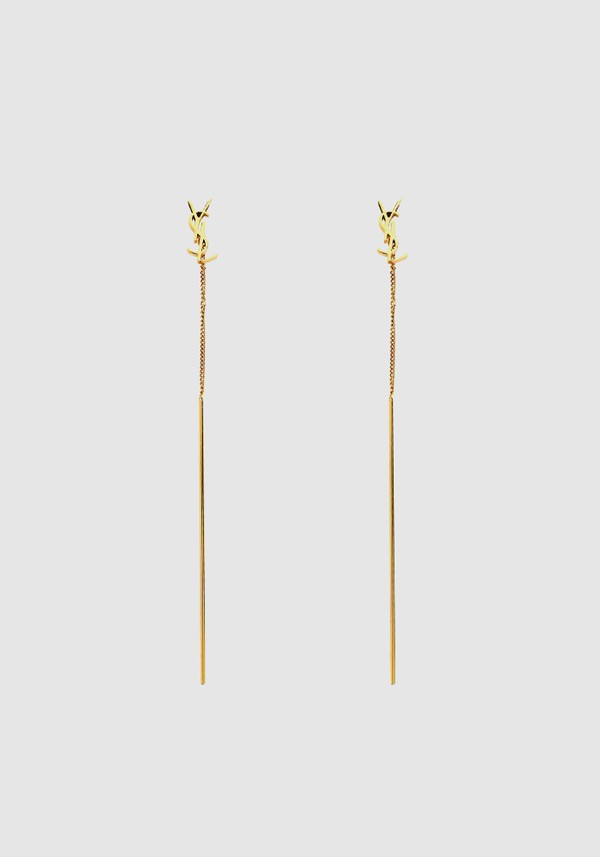 Opyum Threader Cassandre Earrings from Saint Laurent