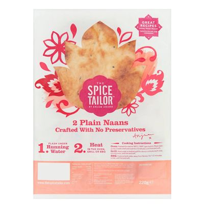 2 Plain Naans from The Spice Tailor