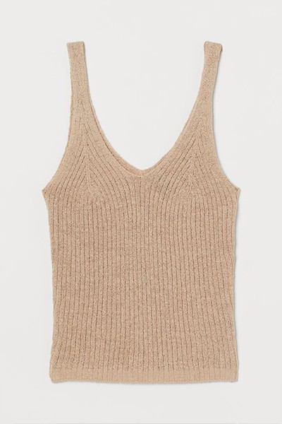 Rib-Knit Vest Top