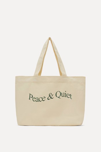 Wordmark Canvas Tote Bag from Museum Of Peace And Quiet 