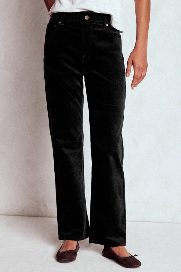 Velveteen Straight Jeans