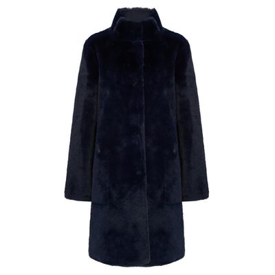 Mina Reversible Faux Fur Coat from Velvet