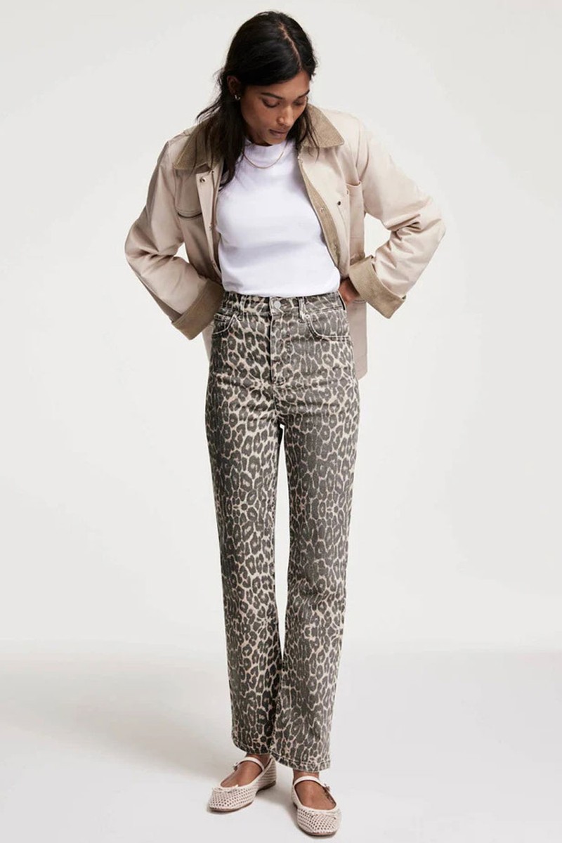 Leopard Print Slim Jeans from Mint Velvet