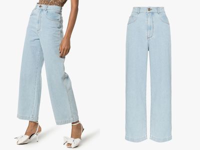 Marfa Wide Leg Jeans from Nanushka