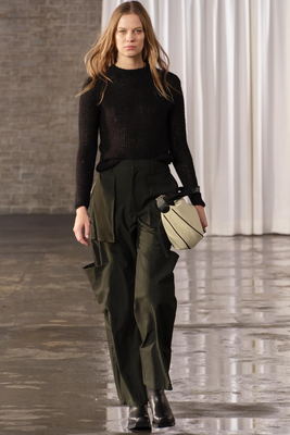 Cargo Trousers With Zips from Zara