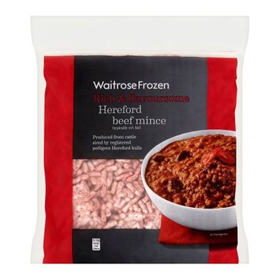Frozen Hereford Beef Mince from Waitrose