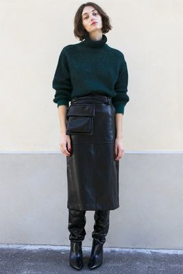 Vegan Leather Skirt from Frankie Shop 