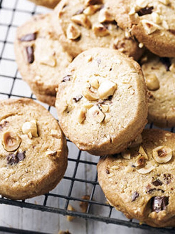 Warm Chocolate Chip & Hazelnut Cookies