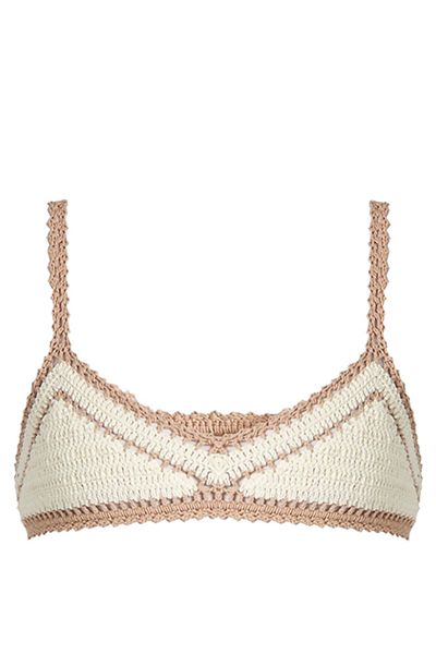  Sana Crop Crochet Bikini Top from Matches