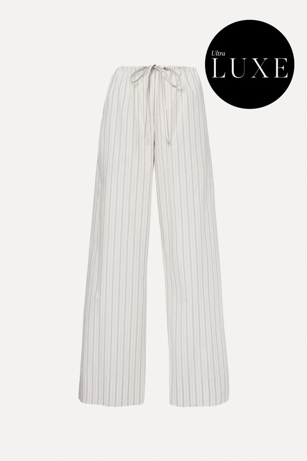 Hypnosta Cotton Poplin Wide-Leg Pants from THE ROW
