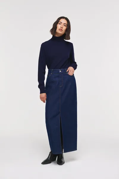 Indigo Greta Maxi Skirt 