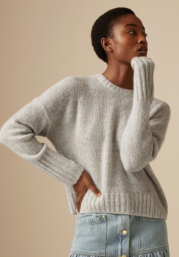 Lofty Cashmere Silk Jumper from Me + Em