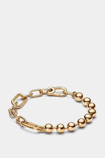 Pandora ME Metal Bead & Link Chain Bracelet