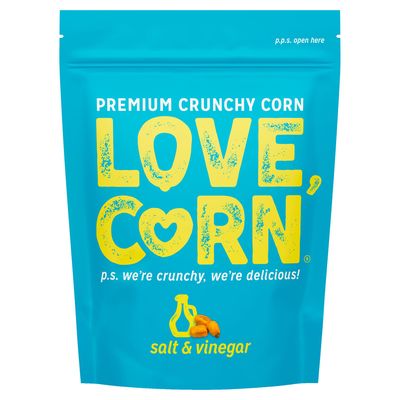 Salt & Vinegar Crunchy Corn Snack from Love Corn