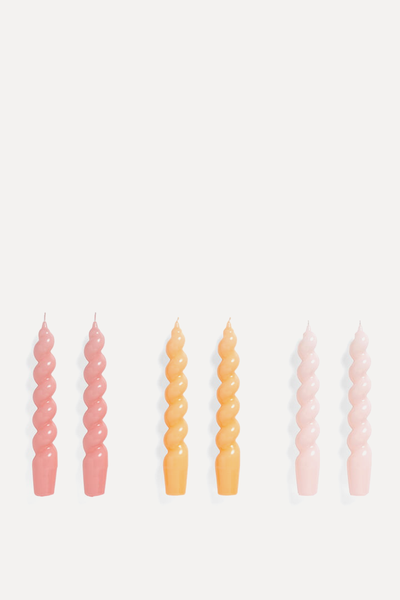 Spiral Candles from Hay