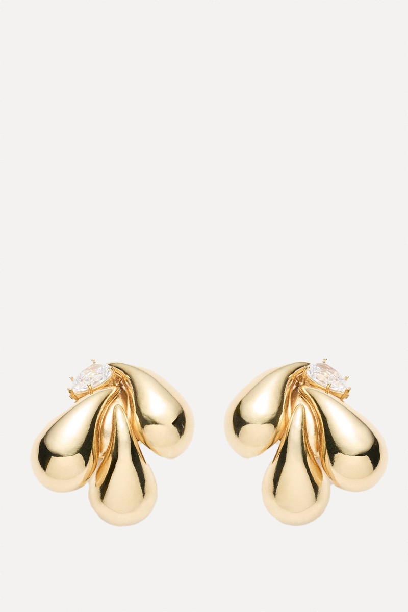 Blooming Teardrop Cluster Earrings from Magda Butrym