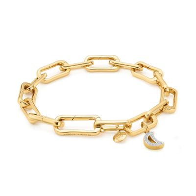 Alta Capture Diamond Moon Charm Bracelet