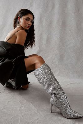 After Midnight Sequin Boots from Free People