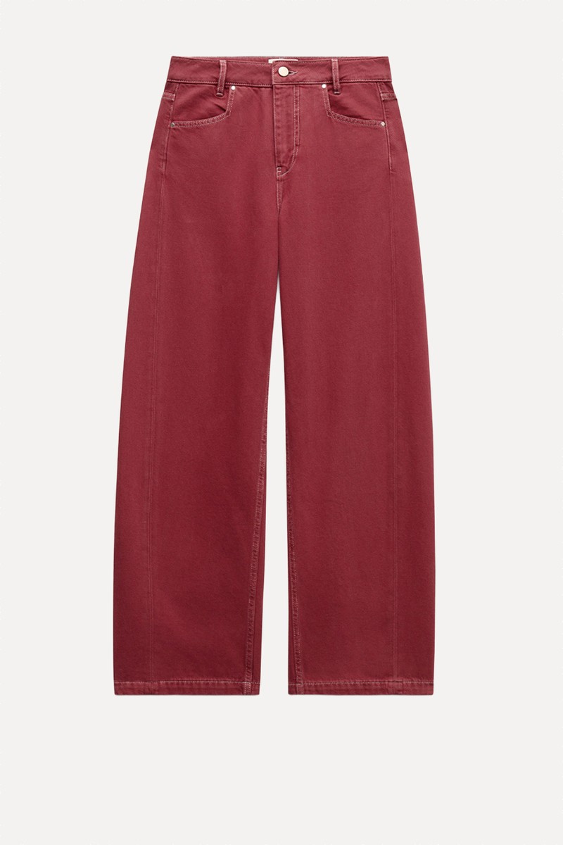 Saskia Straight Seamed Jeans