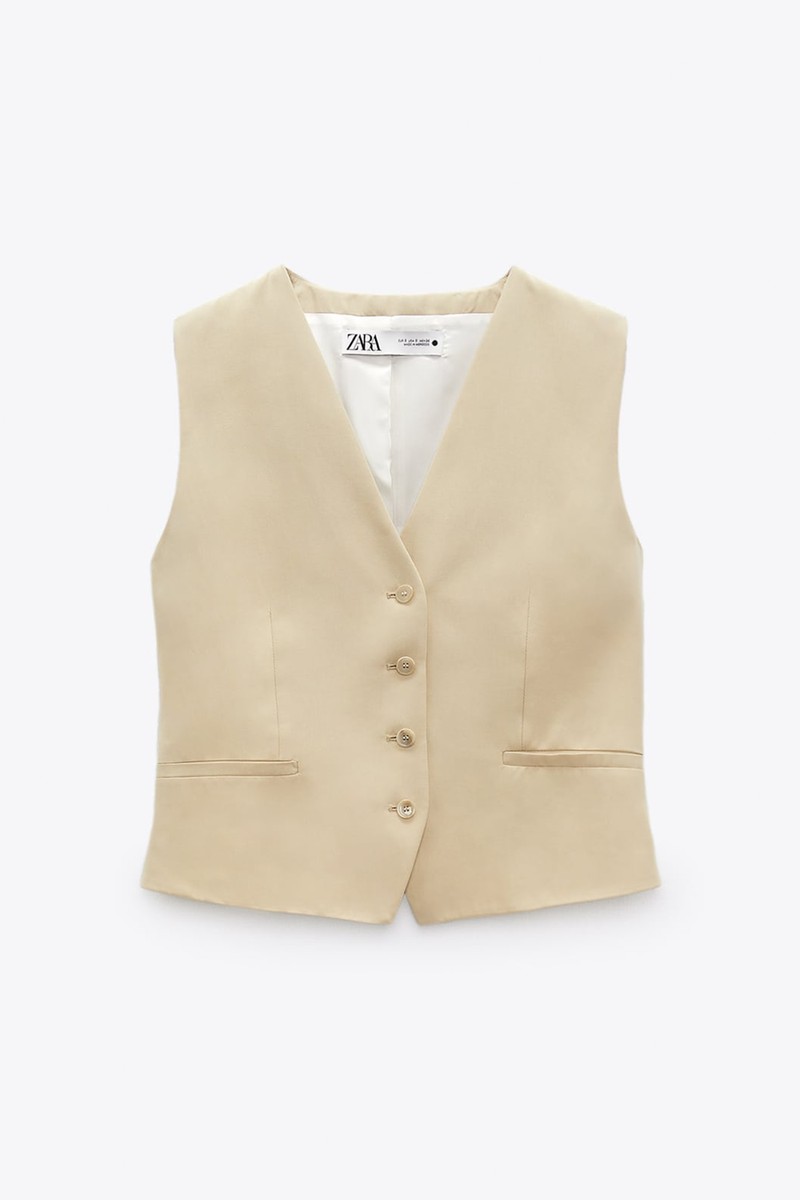 Lapelless Waistcoat from Zara