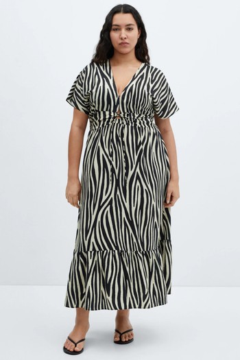 Coloma Tiered Maxi Dress from Mango