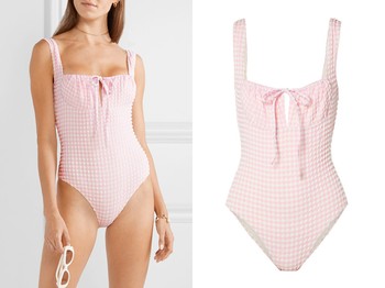 Gingham Seersucker Swimsuit from Solid & Striped