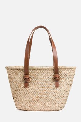 Straw Tote Bag from La Redoute