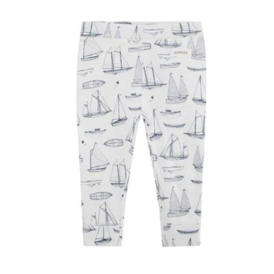 Baby Leggings with Boat Print