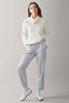 Darted Wool Jogging Trousers from Massimo Dutti