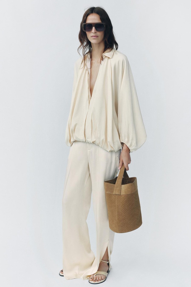Puffed Bomber Jacket from Zara