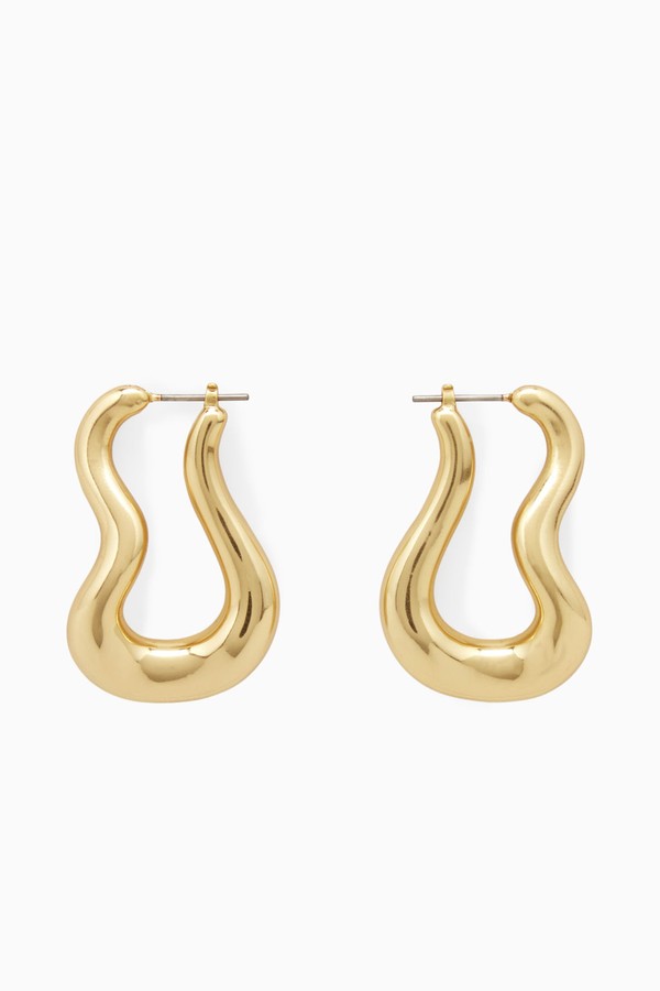 Wavy Hoop Earrings from COS