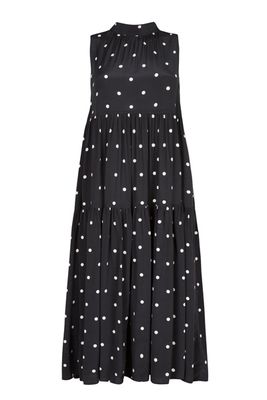 Long Neck Tie Dress from Asceno